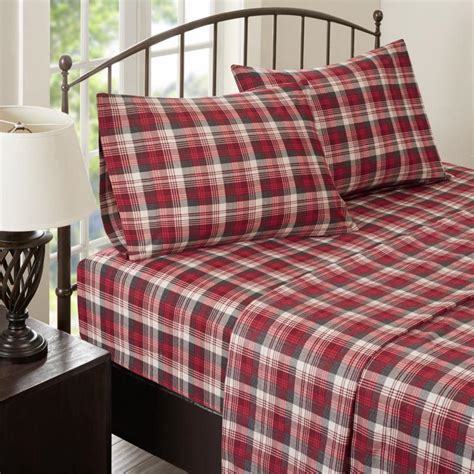 red flannel bed sheets|red flannel queen fitted sheet.